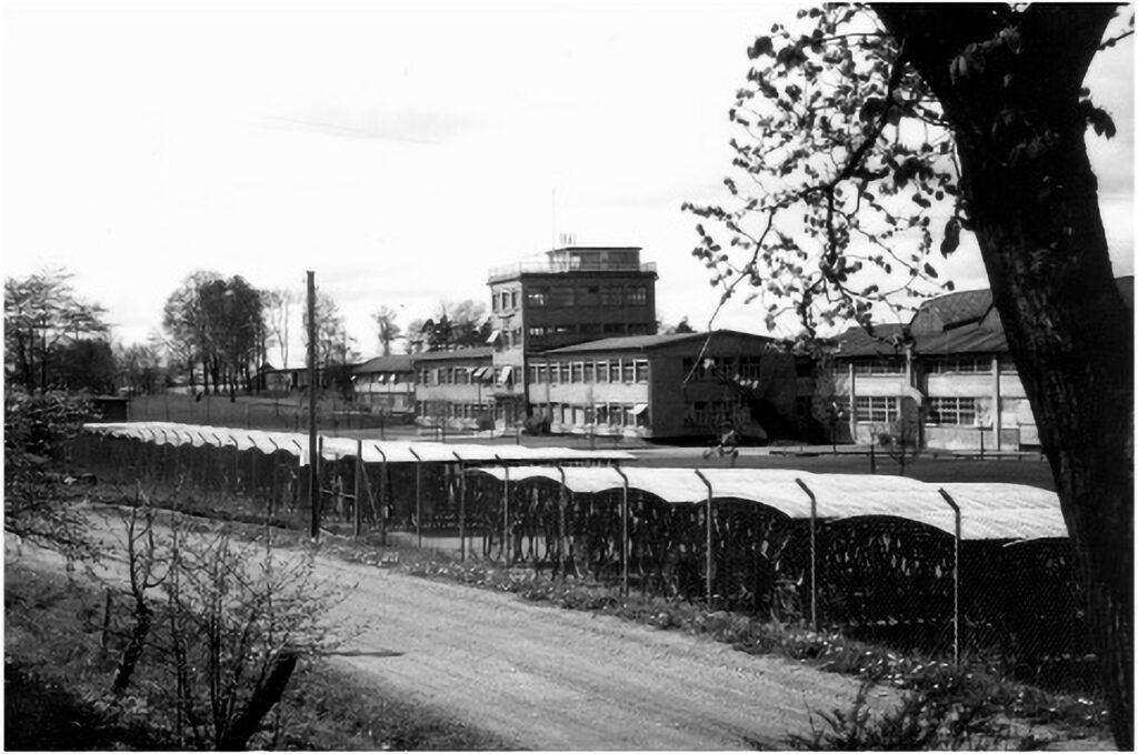 Saab Trollhättan works in 1949